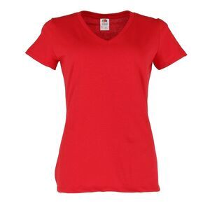 Fruit of the Loom Women's Cotton V Neck Tee Shirt